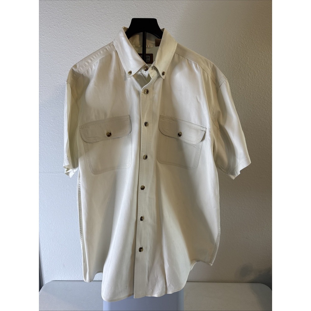 C.E. Schmidt Workwear Men's Button Down Short Sleeve Shirt Size XL